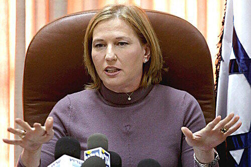 Außenministerin Zipi Livni