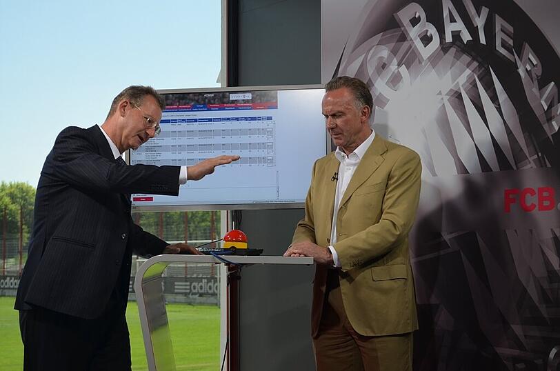 Notar Prof. Dr. Dieter Mayer haut auf den Buzzer. Und...