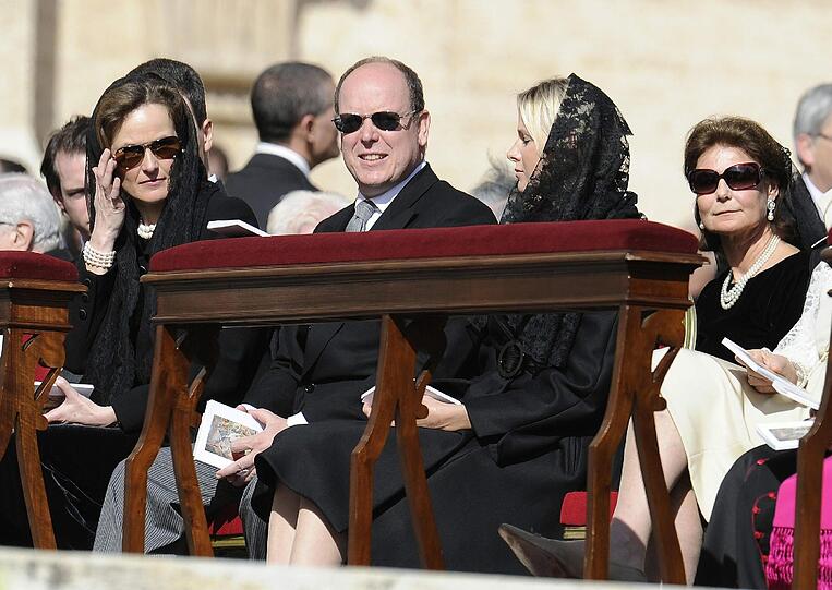 Fürst Albert von Monaco und seine Ehefrau Charlene.
