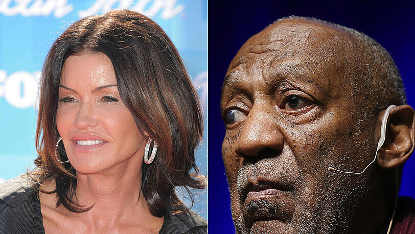 Dickinson (li.) behauptet, ein Opfer von Cosby zu sein Dickinson (li.) behauptet, ein Opfer von Cosby zu sein