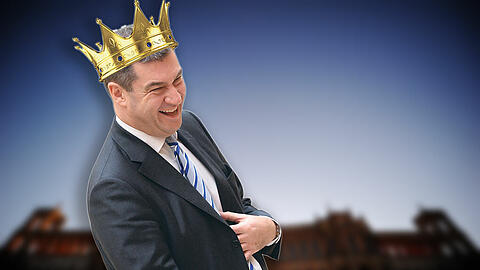 Die AZ hat Markus Söder schonmal die Krone aufgesetzt.
