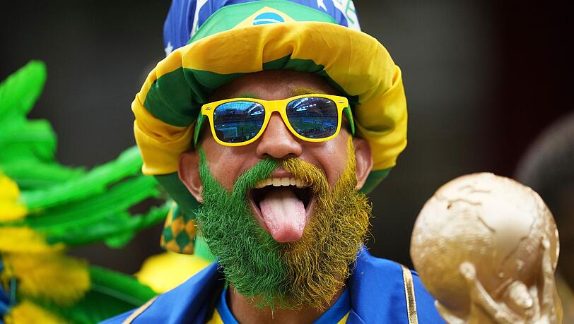 Die brasilianischen Fans waren in Houston deutlich in der &Uuml;berzahl.