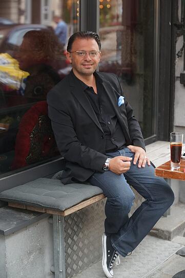 Vangelis mit Cola.