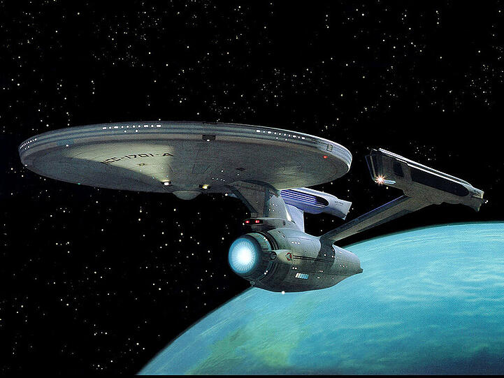 Im Mittelpunkt des Star-Trek-Universums steht dieses Raumschiff: die USS Enterprise