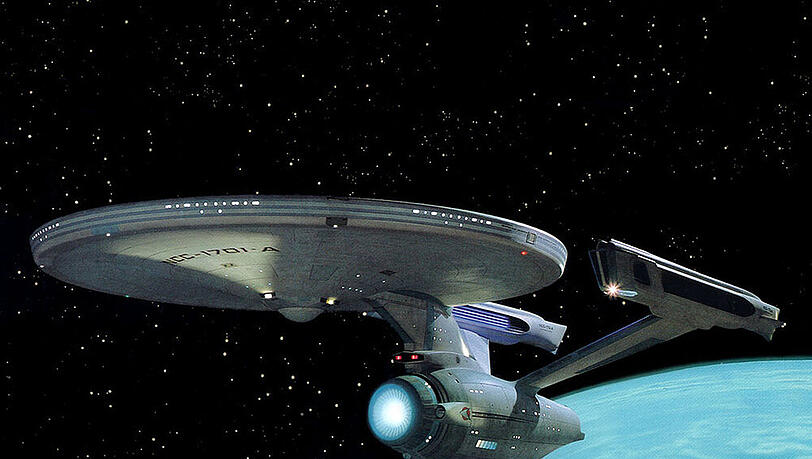Im Mittelpunkt des Star-Trek-Universums steht dieses Raumschiff: die USS Enterprise Im Mittelpunkt des Star-Trek-Universums steht dieses Raumschiff: die USS Enterprise