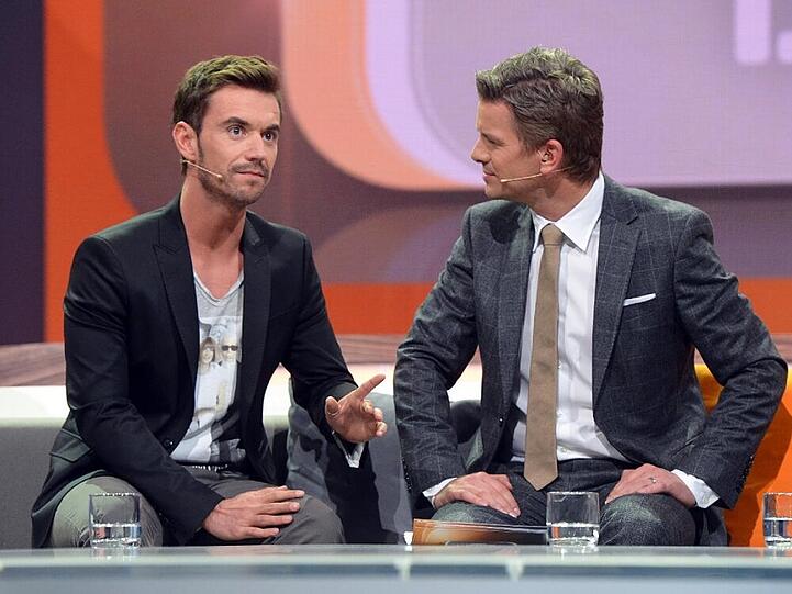 Zusammen auf dem Sofa: Florian Silbereisen (l.) und Markus Lanz (r.)