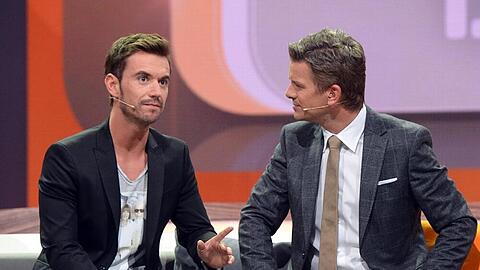 Zusammen auf dem Sofa: Florian Silbereisen (l.) und Markus Lanz (r.)