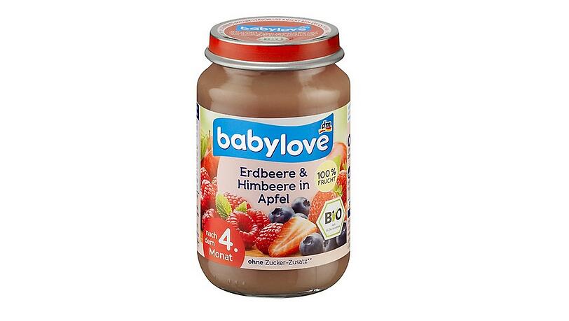 dm ruft "babylove Erdbeere & Himbeere in Apfel 190g, nach dem 4. Monat" zurück. dm ruft "babylove Erdbeere & Himbeere in Apfel 190g, nach dem 4. Monat" zurück.