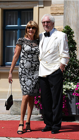 Schauspieler Günther Maria Halmer und seine Frau Claudia.