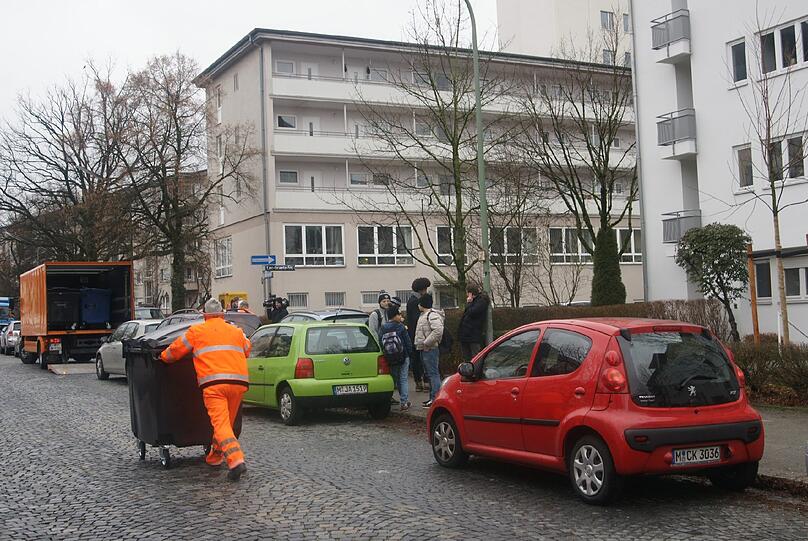 Bluttat in Sendling - die Bilder der Spurensuche am Montag