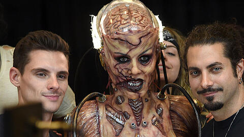 Heidi Klum in ihrem Halloween-Kostüm