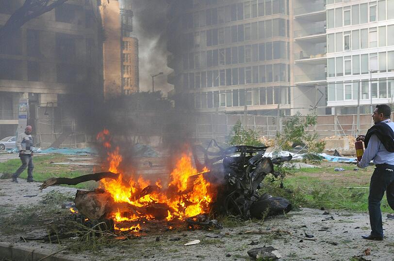 Sehen Sie hier noch mehr Bilder des Anschlags in Beirut.
