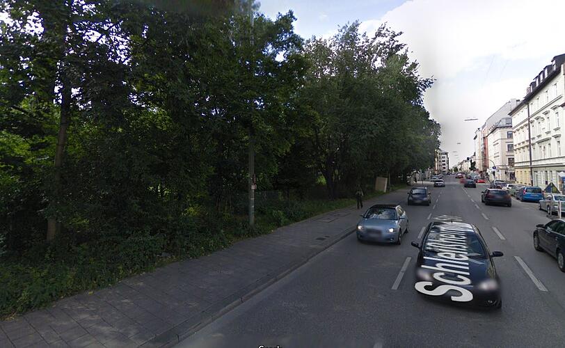 Der Vorfall ereignete sich an der Schleißheimer Straße/Ecke Maßmannpark.