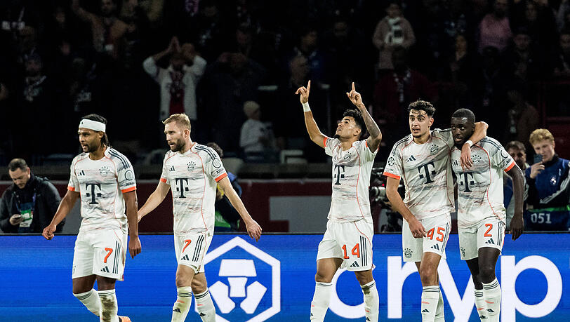 Beim Spiel des FC Bayern gegen Paris Saint-Germain im Fokus: Luis Díaz.