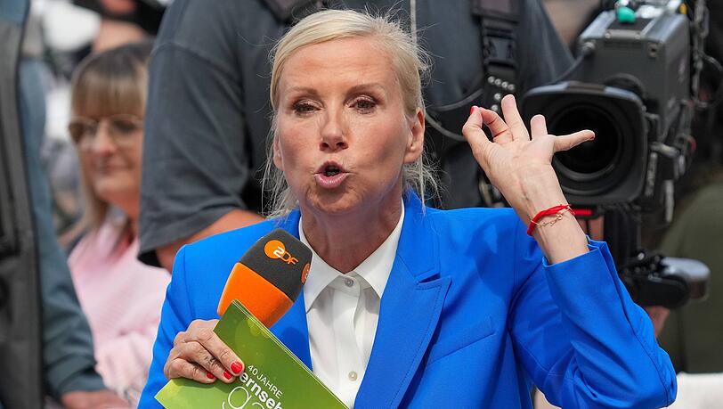 Andrea Kiewel im "ZDF-Fernsehgarten".