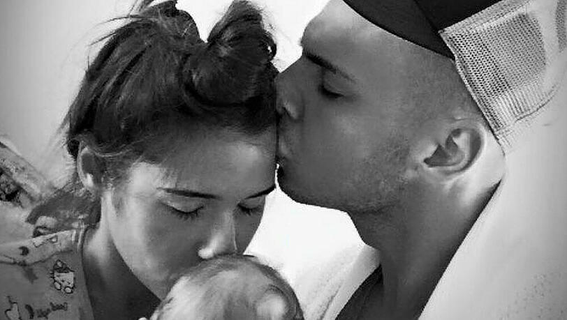 So sieht Familienglück aus: Sarah und Pietro mit Söhnchen Alessio So sieht Familienglück aus: Sarah und Pietro mit Söhnchen Alessio