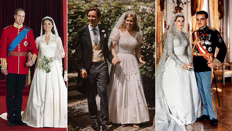 So stilvoll gaben sich die Royals das Jawort... So stilvoll gaben sich die Royals das Jawort...