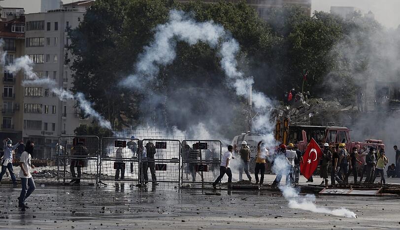 Die Situation auf dem Taksim Platz: Die Bilder.
