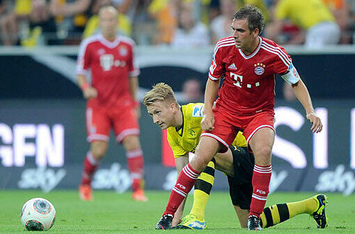 Philipp Lahm im Supercup gegen Borussia Dortmund.