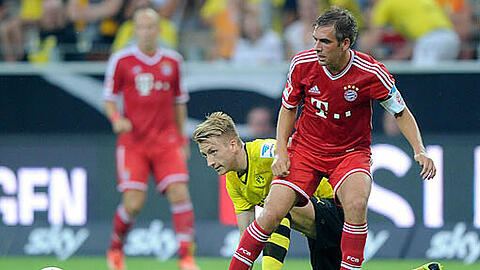Philipp Lahm im Supercup gegen Borussia Dortmund.
