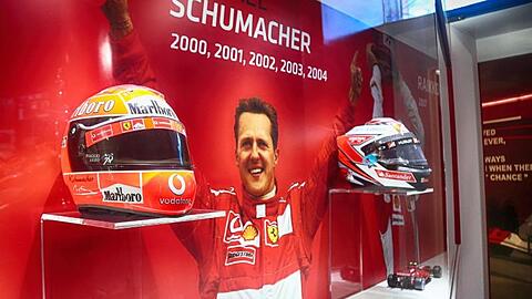 Das Ferrari-Museum in Maranello zeigt eine Rückschau auf die Erfolge von Scuderia-Star Michael Schumacher.