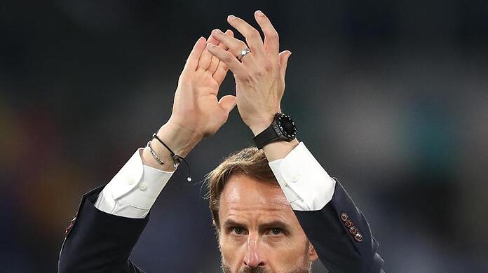 "Wir geben uns nicht damit zufrieden, dass wir im Halbfinale sind", sagt Englands Nationaltrainer Gareth Southgate.