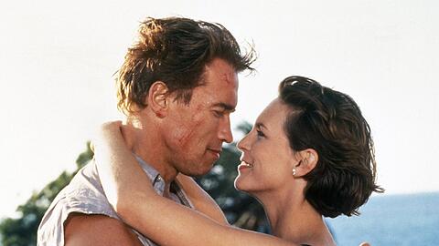 Arnold Schwarzenegger und Jamie Lee Curtis 1994 in "True Lies".