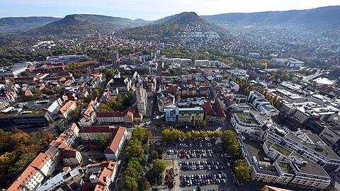 Blick auf das heutige Jena. Um 1800 hatte die Universitätsstadt rund 4500 Einwohner, wovon 900 Studenten waren.