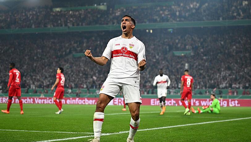 Tiago Tomás brachte den VfB in Führung. Tiago Tomás brachte den VfB in Führung.