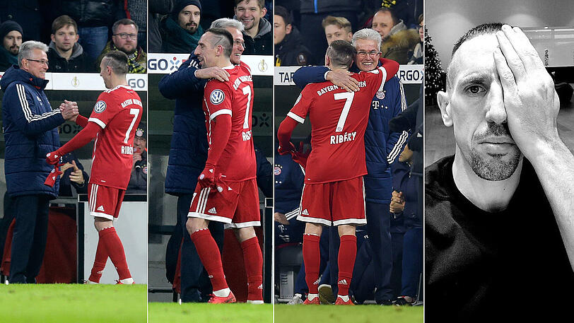 Menschenfänger Jupp Heynckes beruhigte den beleidigten Franck Ribéry nach dessen Auswechslung auf sensationelle Weise, tags darauf beteiligte sich der Franzose an einer wichtigen Social-Media-Kampagne.