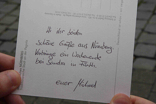 Eine schöne Tradition, die hoffentlich nicht ausstirbt: Der handschriftliche Urlaubsgruß