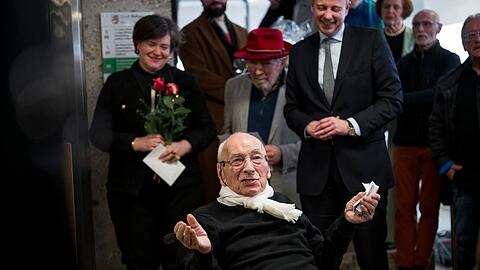 Eugen Gomringer wurde 100 Jahre alt. (Archivbild)