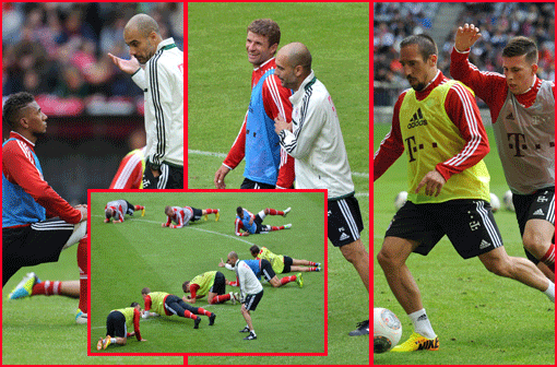 Das erste Training unter Pep! Wir zeigen die besten Bilder vom Trainingsauftakt der Bayern!