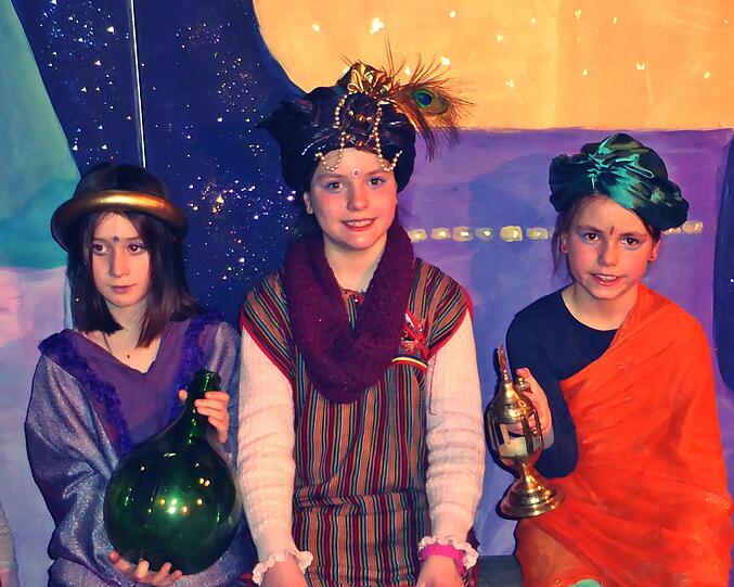 Das Motto beim diesjährigen Kinderfasching ist: 1001 Nacht.