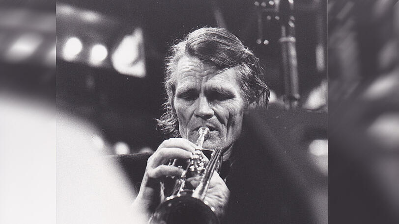 Chet Baker (1929&ndash;1988) im Münchner Jazz-Club an der Leopoldstraße, dem Domicile, wenige Wochen vor seinem Tod.