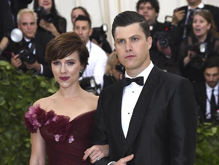 Scarlett Johansson und Colin Jost bei der "Met Gala" 2018.