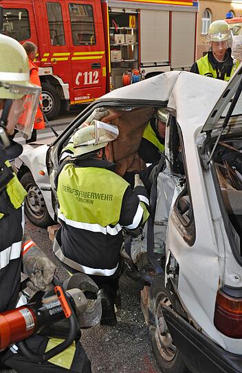 Der Unfall ereignete sich auf der Leonrodstraße in Neuhausen.