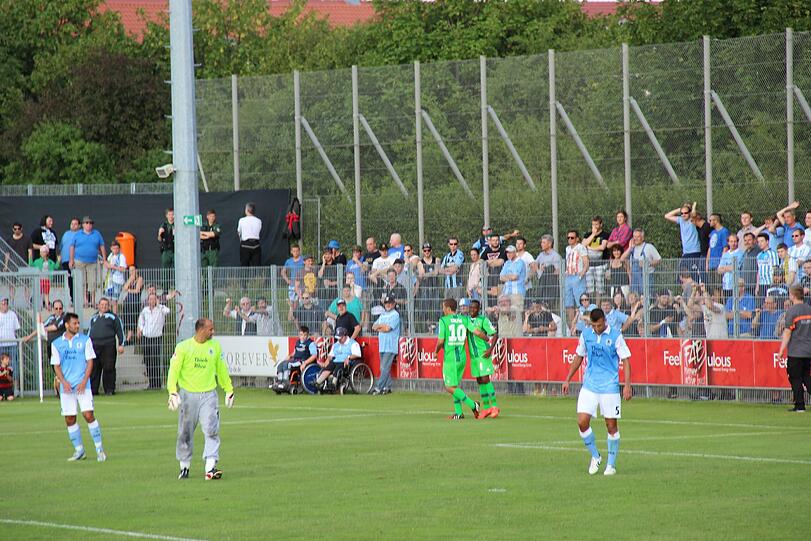 Szenen aus dem Spiel gegen Mönchengladbach