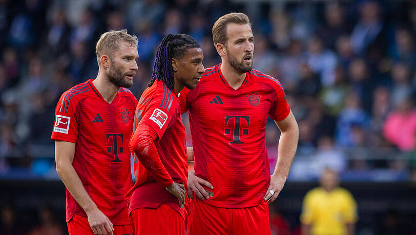 Stand das erste Mal an der Seite von Michael Olise und Harry Kane in der Startelf.