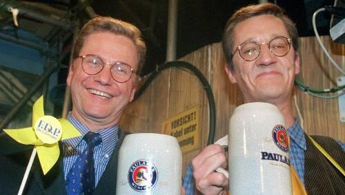 Guido Westerwelle und sein Double Guido Westerwelle und sein Double