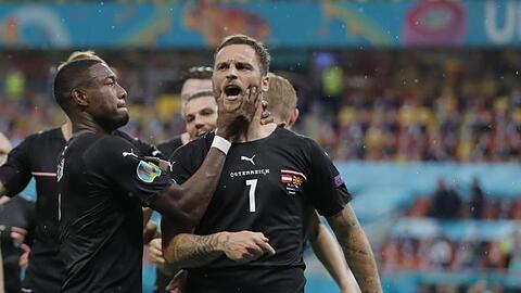 Droht Ungemach durch die UEFA: Marko Arnautovic (r).