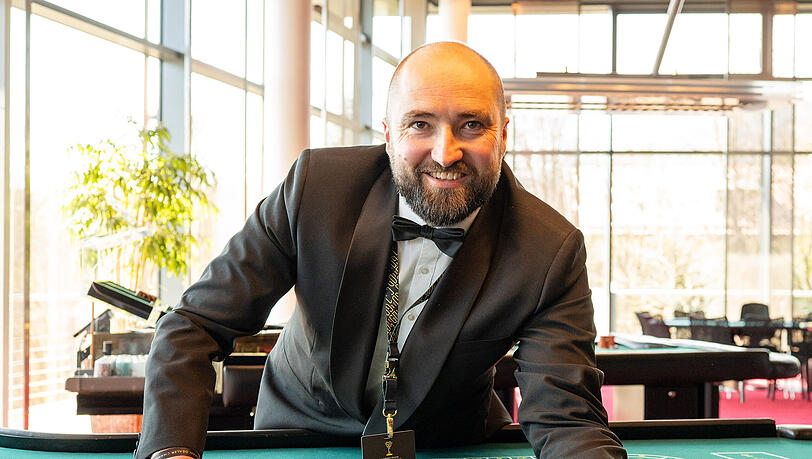 Sebastian S. ist der beste Croupier aus Bayern.