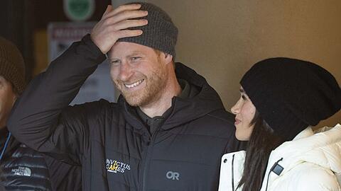 Prinz Harry und Herzogin Meghan im Februar in Kanada.