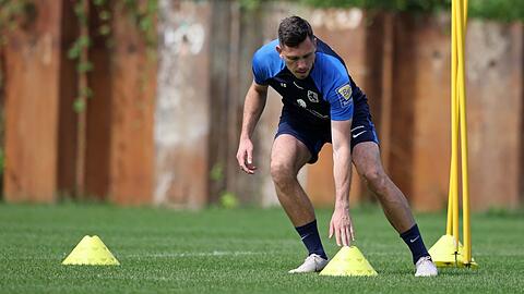 Meldet sich fit für den heutigen Test gegen LASK: 1860-Torjäger Marcel Bär.