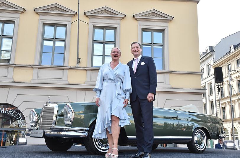 Johannes Fritz (Mercedes) und Frau Angelika