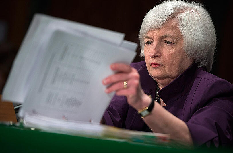 Die Chefin der US-Notenbank Fed, Janet Yellen.