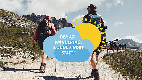 Die gute Nachricht: Der Wandertag findet am 4. Juni statt!