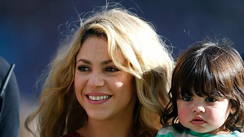 Shakira mit ihrem ersten Sohn Milan