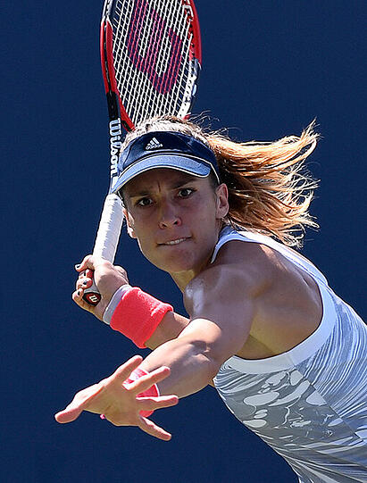 Die Deutsche Andrea Petkovic.