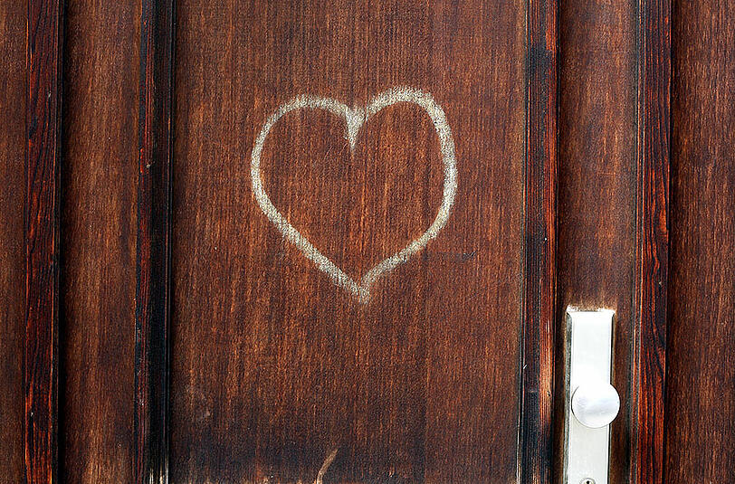 Offensichtlich ein Platz der Liebe - oder die Herzklinik.